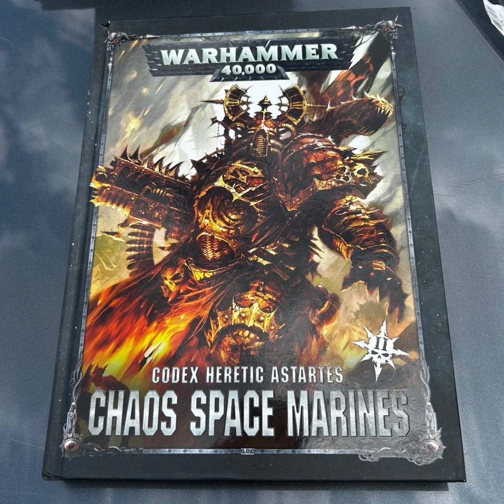 Warhammer 40k Codex Heretic Astartes Chaos Space Marines   Workshop Hardcover